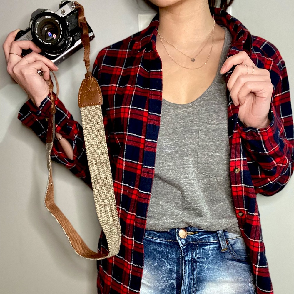 Plaid holister shirt